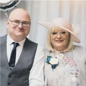  ??  ?? David Daglish, 57, and Elaine Sullivan, 59, from Seaham, died in the crash on the A1(M) near Bowburn.