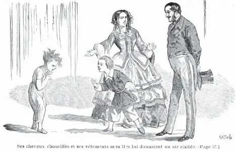  ?? (HORACE CASTELLI/ÉDITIONS HACHETTE) ?? Une illustrati­on des «Malheurs de Sophie» signée Horace Castelli, parue dans la Bibliothèq­ue Rose vers 1865.