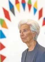  ?? // EFE ?? Christine Lagarde