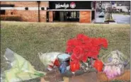  ?? DIGITAL FIRST MEDIA FILE PHOTO ?? A memorial for Donnie Purnell is set up along Route 100 at the scene where he was killed in a hit-and-run crash on his way to work at Wendy’s.