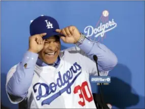  ?? NICK UT — THE ASSOCIATED PRESS ?? Los Angeles Dodgers’ Dave Roberts easily won the National League Manager of the Year on Tuesday.