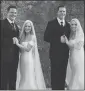  ??  ?? Jeremy Salyers, Briana Deane, Joshua Salyers and Brittany Deane in “Our Twinsane Wedding”