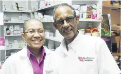  ??  ?? Simone Burgess Black and her husband, Lucien Black, of New Duncans Pharmacy.