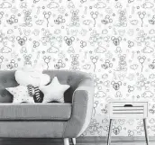  ?? Roommates ?? Roommates has released peel-and-stick wallpaper with Disney characters.