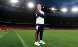  ?? Photograph: David Price/Arsenal FC/Getty Images ?? Kim Little says being injured ‘gives me time to get myself back to a really good place physically’.