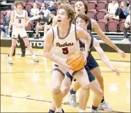  ?? Mark Ross/Special to the Herald-Leader ?? Siloam Springs senior Wilson Cunningham drives to the basket against Greenwood on Tuesday, Jan. 17. Siloam Springs defeated Greenwood 63-60.