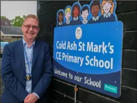  ?? ?? Head teacher at Cold Ash St Mark’s Primary School Mitch Warrender
Ref: 18-0424D