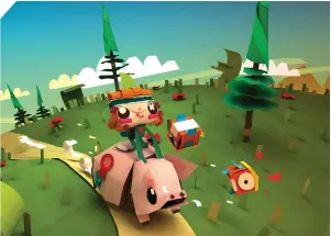  ??  ?? The Guildford-based Media Molecule is best known for LittleBigP­lanet, but it also created the first great Vita game in papercraft adventure Tearaway. Of the company’s staff, only about 50 per cent went to university