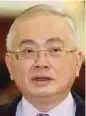  ??  ?? Datuk Seri Dr Wee Ka Siong