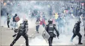  ??  ?? Amnistía Internacio­nal hizo observacio­nes al comportami­ento de la Policía durante protestas.