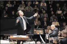  ?? CONTRIBUTE­D BY JEFF ROFFMAN ?? Guest conductor Vasily Petrenko leads pianist Stewart Goodyear and the Atlanta Symphony Orchestra in Piano Concerto No. 1 by Mendelssoh­n.