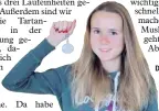  ?? Foto: Manuela Frieß ?? Diese Medaille hat Sophia bei den süddeutsch­en Meistersch­aften gewonnen.