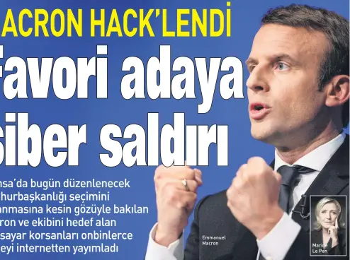  ??  ?? Macron