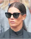  ?? ?? Coleen Rooney, left, and Rebekah Vardy, right.