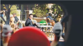  ?? M&M’S VIA AP ?? A scene from M&M’s 2021 Super Bowl NFL football spot featuring Dan Levy is shown.