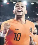  ??  ?? Memphis Depay acabó con las aspiracion­es de los franceses.