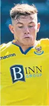  ??  ?? St Johnstone striker Callum Hendry.