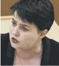  ??  ?? 0 Ruth Davidson has been party leader for six years