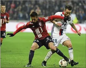  ??  ?? Julian Palmieri et le Losc restent sur deux défaites d’affilée en championna­t.