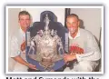  ?? ?? Mott and Symonds with the Sheffield Shield in 1997.
