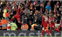  ?? AP ?? Liverpool hosted Atletico Madrid on March 11 in a packed stadium. Now most football is likely to be played in empty grounds for some time.