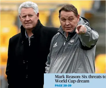  ?? GETTY ?? New Zealand Rugby chief executive Steve Tew expects to hear Steve Hansen’s decision by the end of the month.