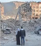  ?? CHRIS MCGRATH/GETTY IMAGES ?? Destroyed buildings from the Feb. 6 earthquake are seen Sunday in Hatay, Turkey.