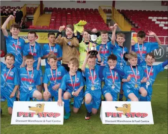  ??  ?? The winners of the inaugural Sligo Super Cup Dublin and District Soccer League.