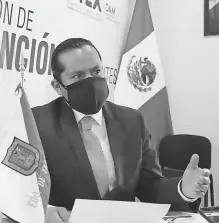  ?? /MIZPAH ZAMORA ?? Salvador Cote Pérez, director de Atención a Migrantes en Tlaxcala