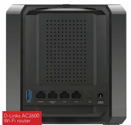  ??  ?? D-Links AC2600 Wi-Fi router