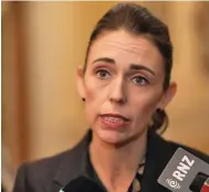  ??  ?? New Zealand Prime Minister Jacinda Ardern.