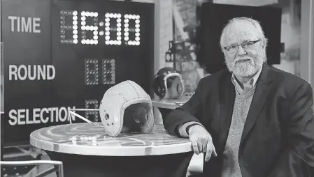  ??  ?? The clock is winding down on Joe Horrigan’s career at the Pro Football Hall of Fame. He began working there when he was 25, and the now executive director plans to retire in June after 42 years. JAY LAPRETE FOR USA TODAY