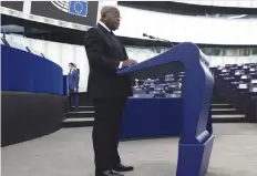  ?? DR ?? Nana Akufo- Addo discursou no Parlamento Europeu