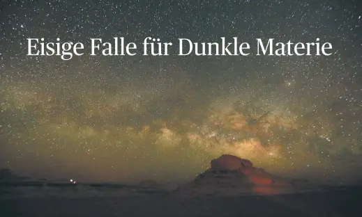  ?? [ Reuters ] ?? „Weil es im Universum fünfmal mehr Dunkle Materie als gewöhnlich­e Materie gibt, ist sie ein enormer Baustein für unser Wissen um die Welt“, sagt Florian Reindl.