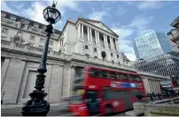  ?? — Reuters ?? The Bank of England building in London. Britain’s labour market remained strong in 2016 despite the Brexit referendum.