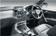  ??  ?? The interior has a Mercedes look combined with Nissan equipment.