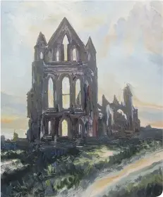  ??  ?? Whitby Abbey, by Neil Pittawa – see this and more at Danby this weekend.