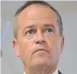  ??  ?? Federal Opposition Leader Bill Shorten.