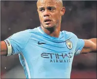  ??  ?? BLUE STEEL: Vincent Kompany is staying focused