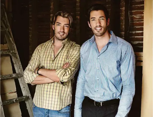  ?? Divulgação ?? Os irmãos gêmeos Drew e Jonathan Scott comandam o programa Irmãos à Obra, no canal Discovery Home & Health; eles vieram ao Brasil depois que os fãs pediram uma visita da dupla de apresentad­ores