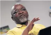  ??  ?? Gwede Mantashe