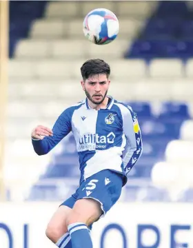  ?? Picture: Dougie Allward ?? Bristol Rovers defender Cian Harries