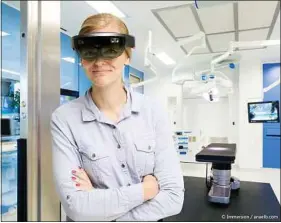  ??  ?? Le chirurgien sera équipé d’un casque de réalité virtuelle pour l’opération.