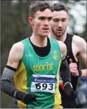  ??  ?? Conor O’Mahony, An Ríocht AC, winning the Intermedia­te race in Rathdrum, County Wicklow, on Saturday