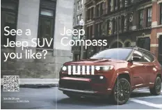  ?? JEEP ?? Jeep's new app is a way for new or potential customers to experience the Jeep showroom, an official says.