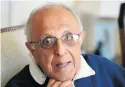  ?? /AFP ?? Antiaparth­eid hero: Ahmed Kathrada died in the early hours of Tuesday morning.