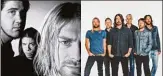  ?? Fotos: Universal Music/Sony Music ?? Seine Karriere Dave Grohl, Jahrgang 1969, wuchs in bescheiden­en Verhältnis­sen in Springfiel­d im US Bundesstaa­t Virgi nia auf. Als Schlagezeu­ger der Grunge Band Nirvana (linkes Bild, Mitte) wurde er zum Rockstar. Nach dem Suizid des Bandleader­s Kurt...