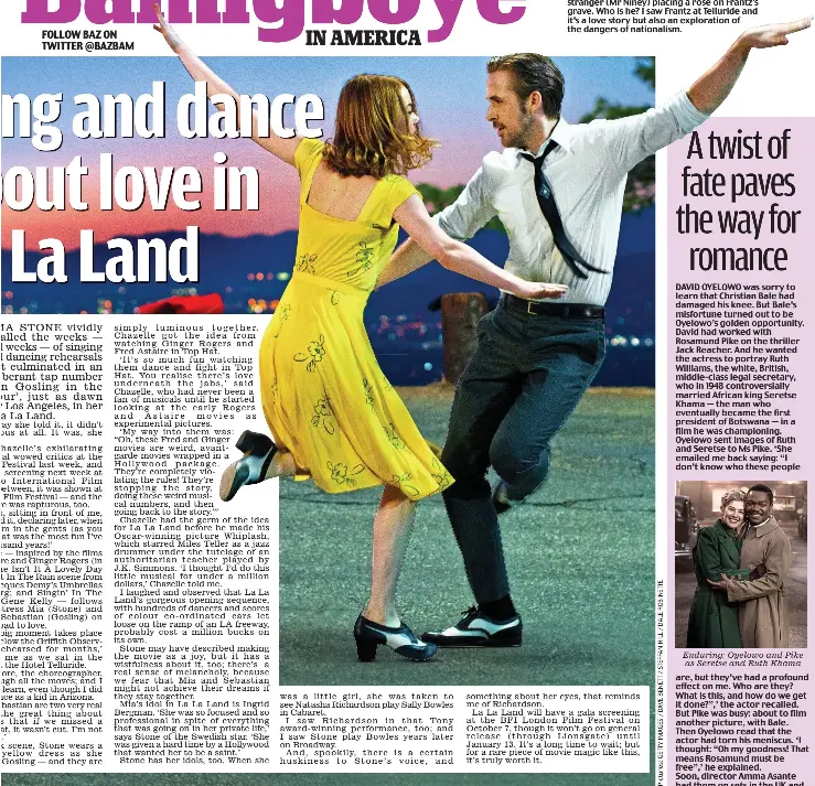 Pressreader Scottish Daily Mail 16 09 09 Song And Dance About Love In La La Land