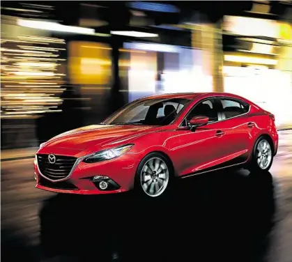  ?? PHOTO: CONTRIBUTE­D ?? TOP SELLER: The new Mazda3 is a runaway sales success just weeks after being introduced.