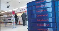  ??  ?? TURN-ON: Sales are up at Sainsbury’s stores with an Argos element.